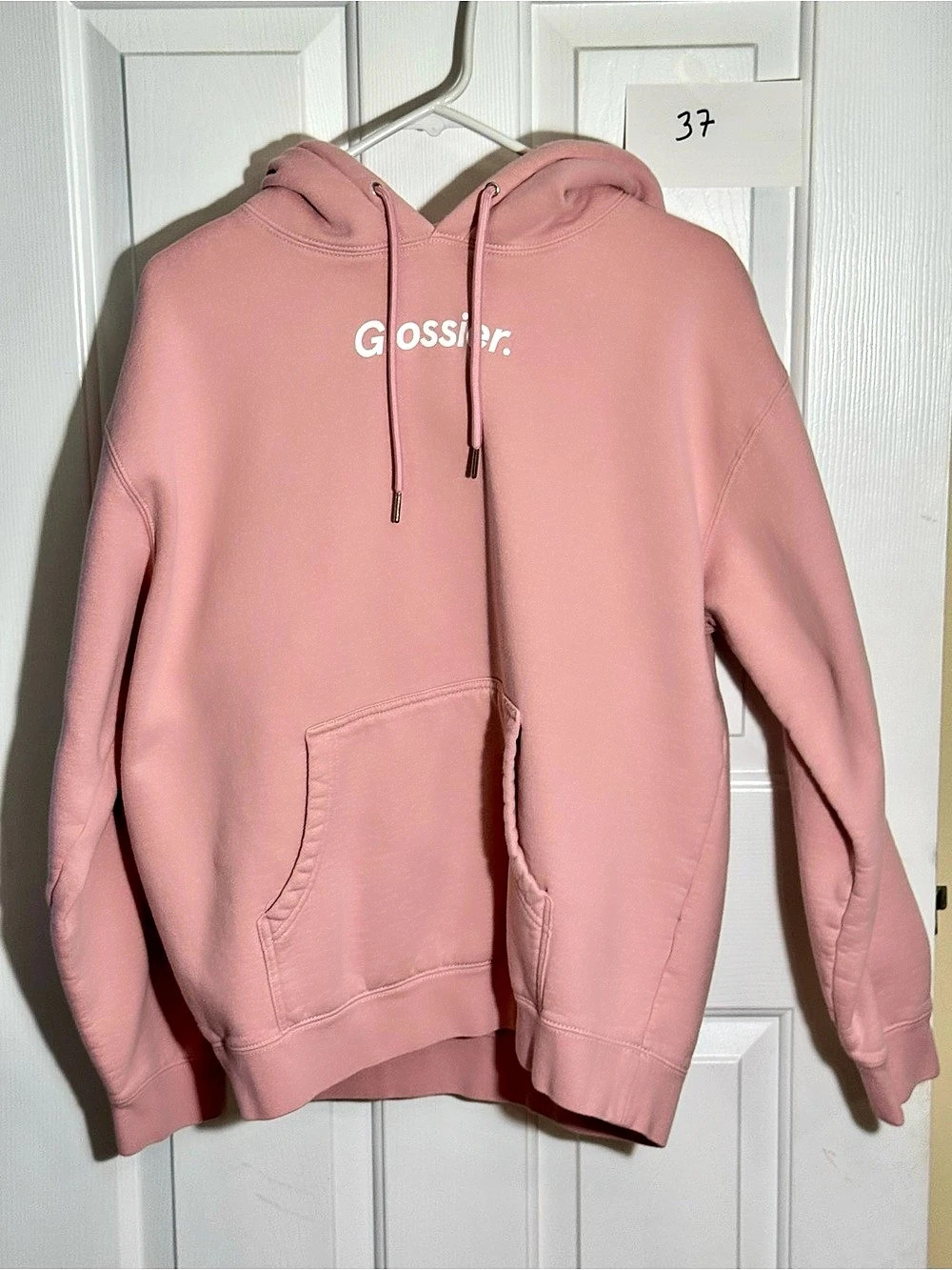 Glossier GlossiWEAR Pink Hoodie